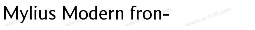 Mylius Modern fron字体转换
